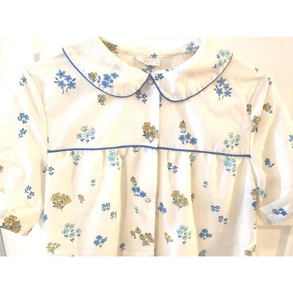 GRANNY MUUMUU Dress VTG House Gown Sz Medium 50's - Picture 4 of 6